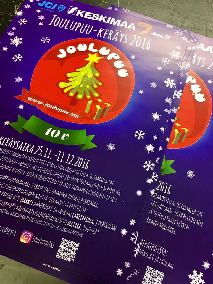 Joulupuu-keräys järjestetään valtakunnallisesti. Tänä vuonna Jyväskylässä jo 10. kerran.